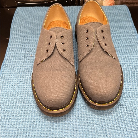 Dr. Martens Graphite Gray Canvas Derby’s - Picture 4 of 7